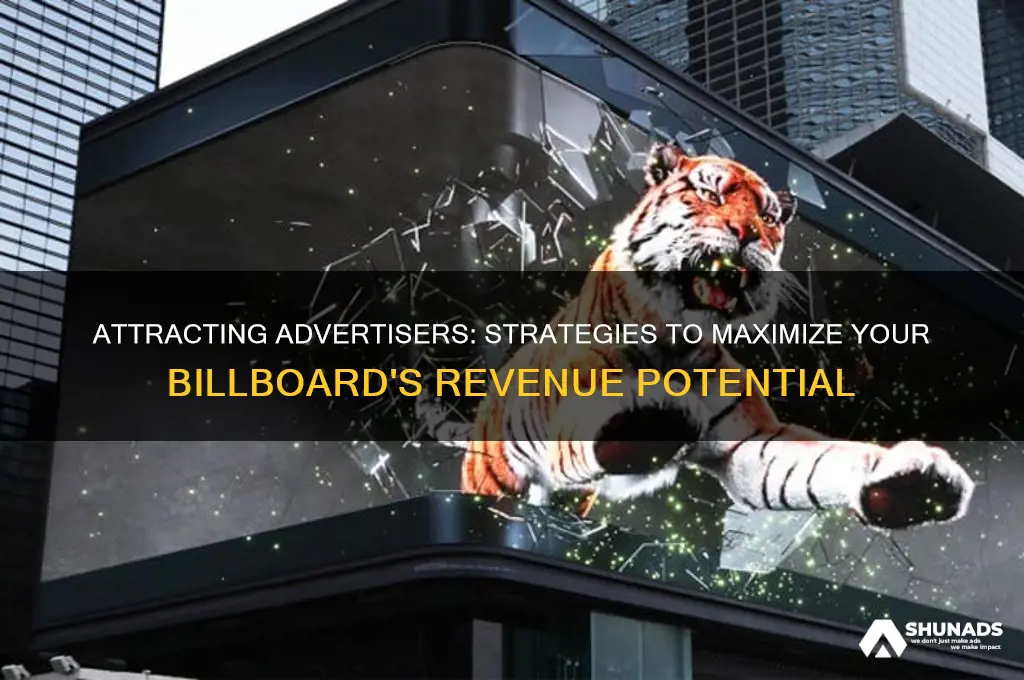 how to get advertisers for your billboard