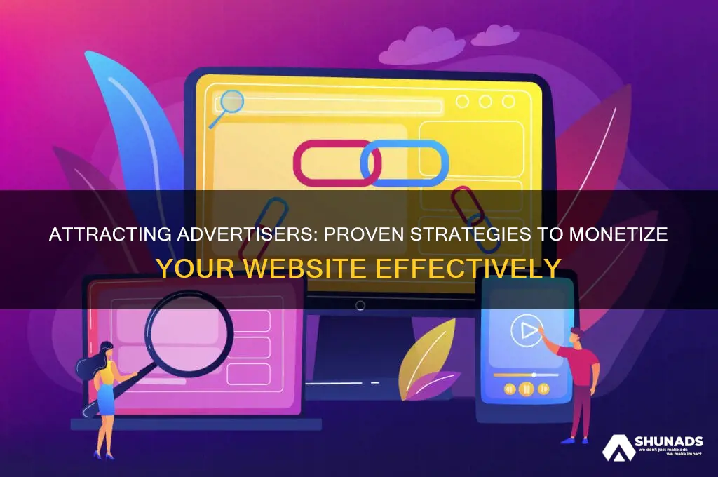 how to get advertisers for your website