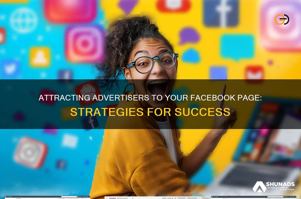how to get advertisers on my facebook page