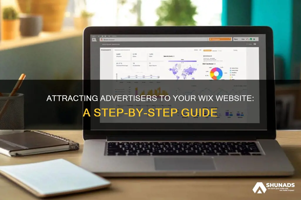 how to get advertisers on your wix website