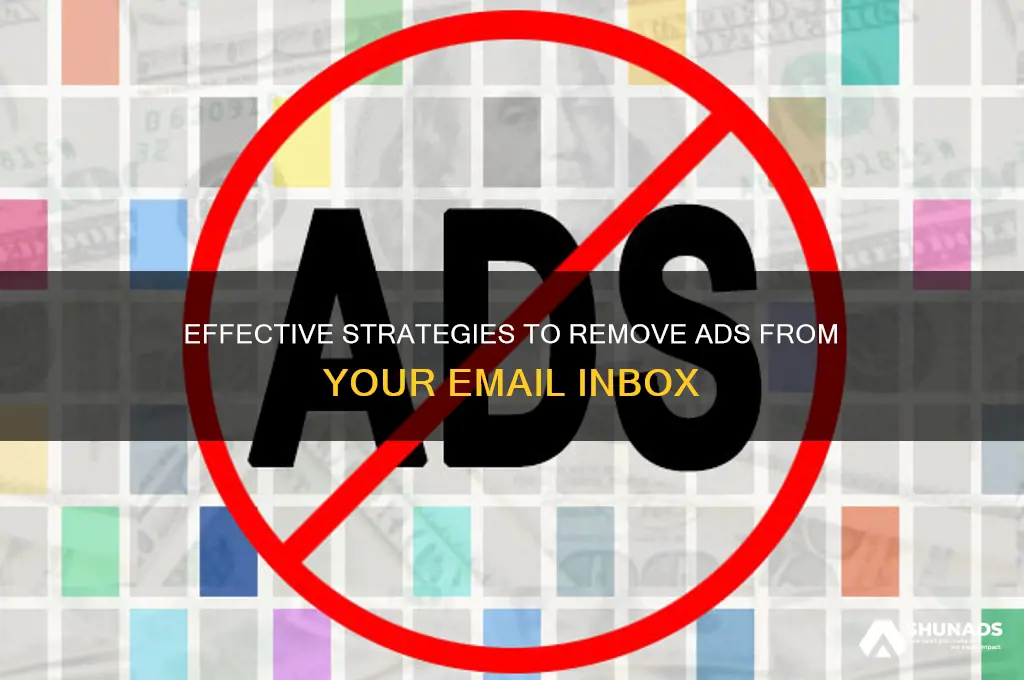 how to get advertising off of emails