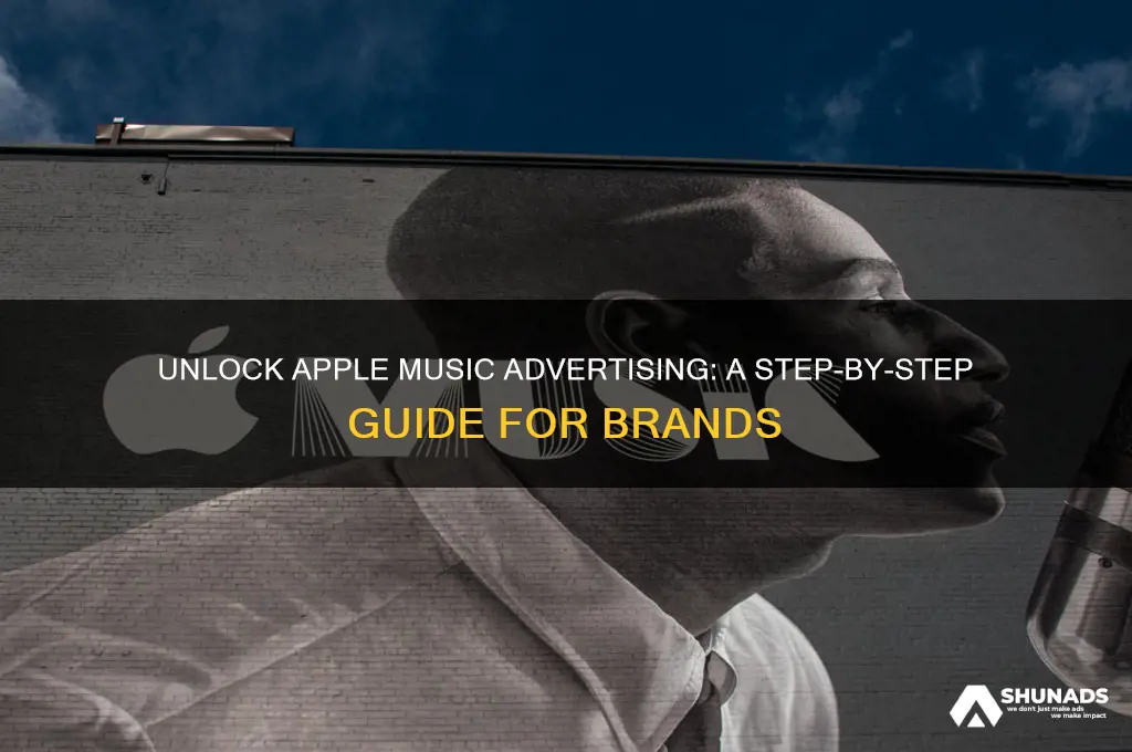 how to get advertising on apple music