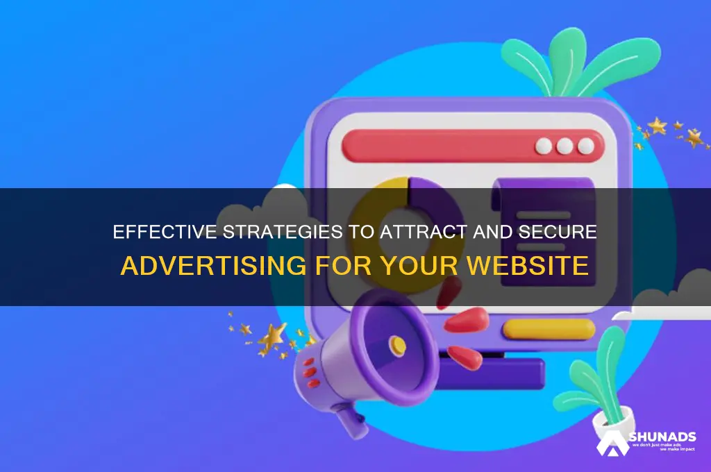 how to get advertising on your website