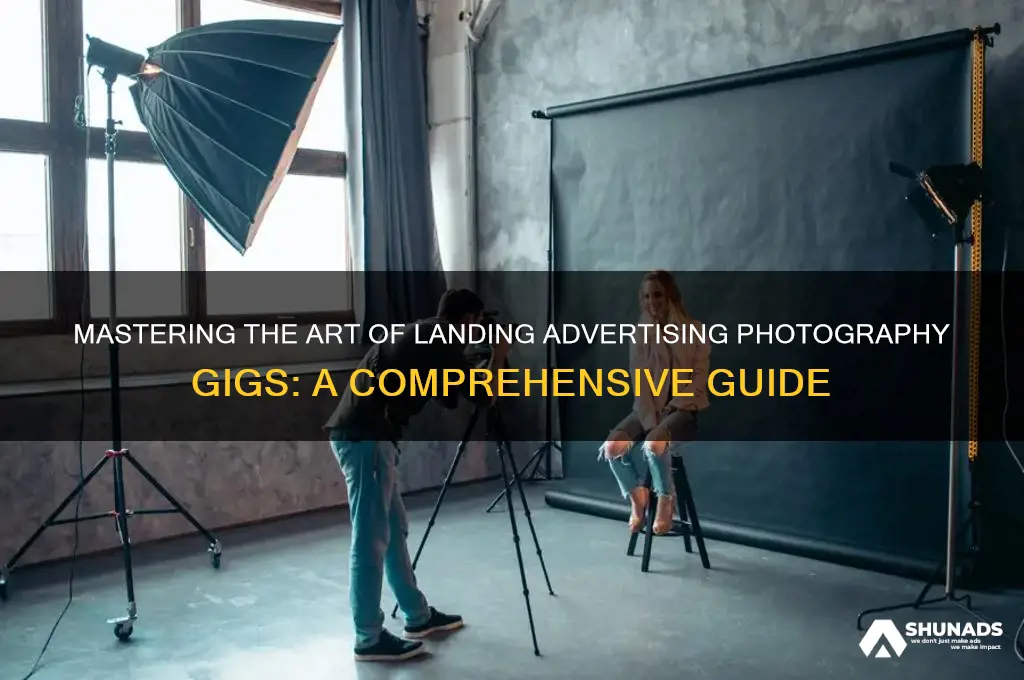 how to get advertising photography work