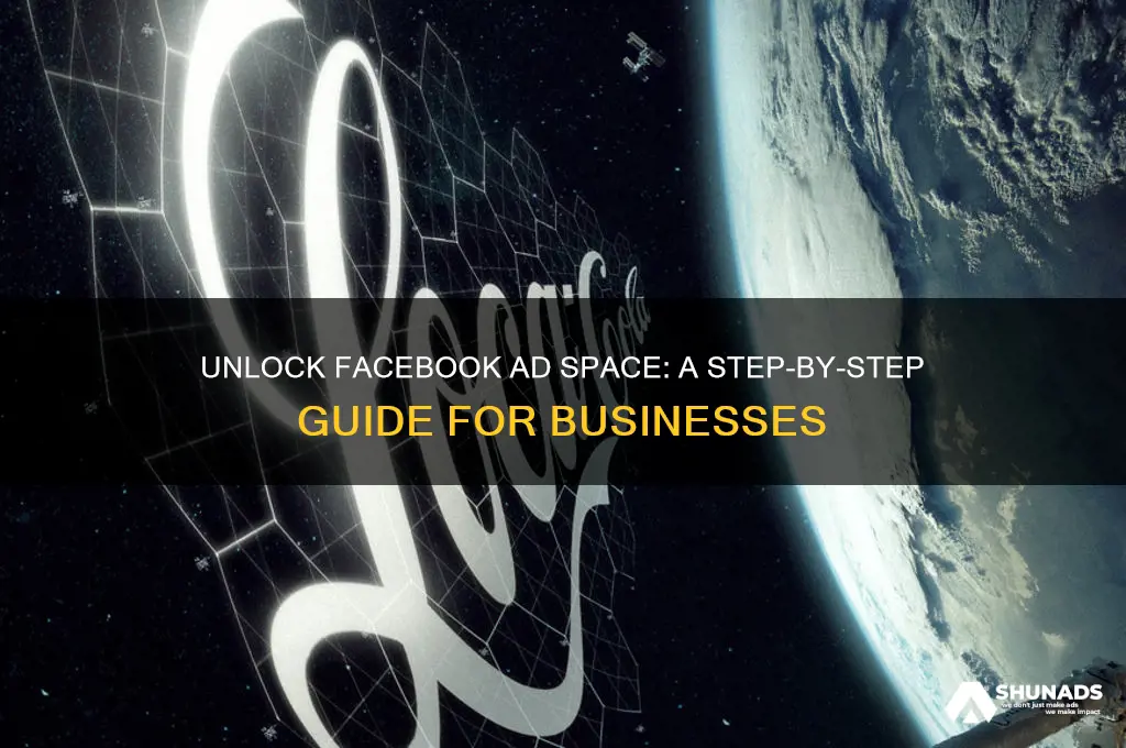 how to get advertising space on facebook