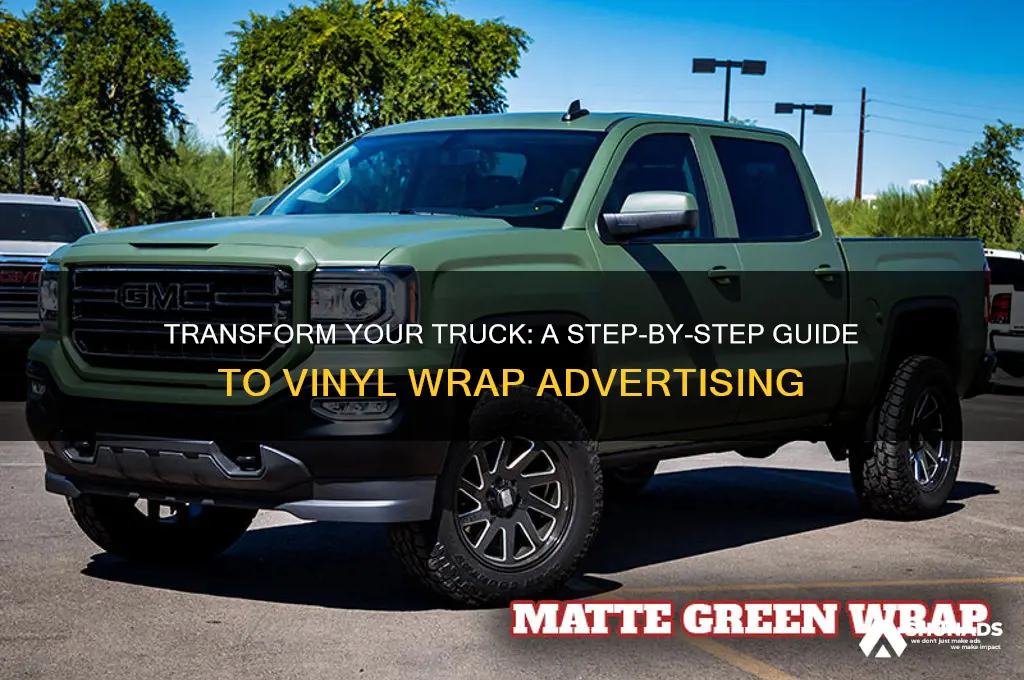 how to get advertising vinyl wrap on your truck
