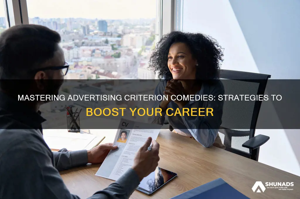 how to get ahead in advertising criterion comedies