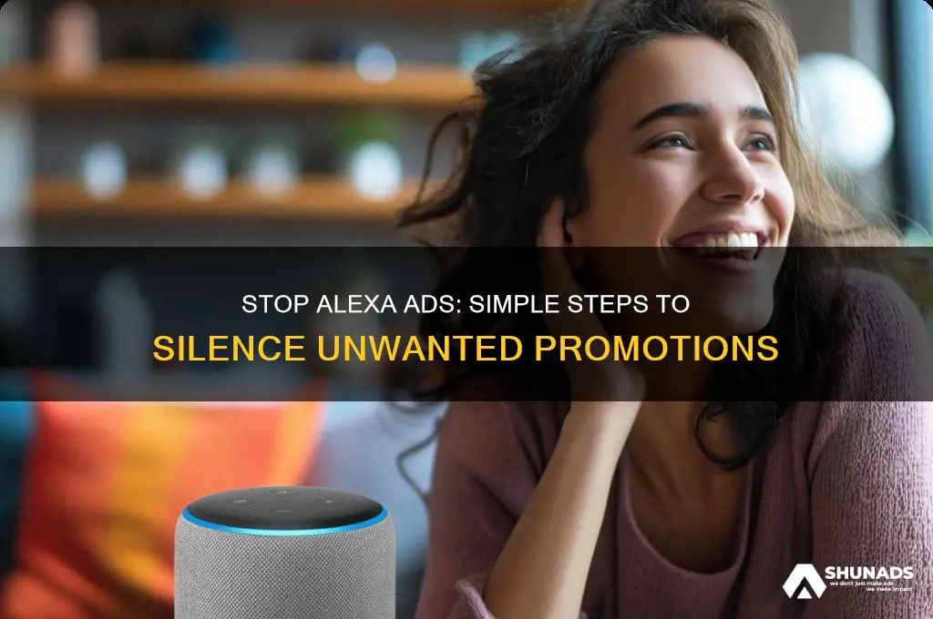 how to get alexa to stop advertising