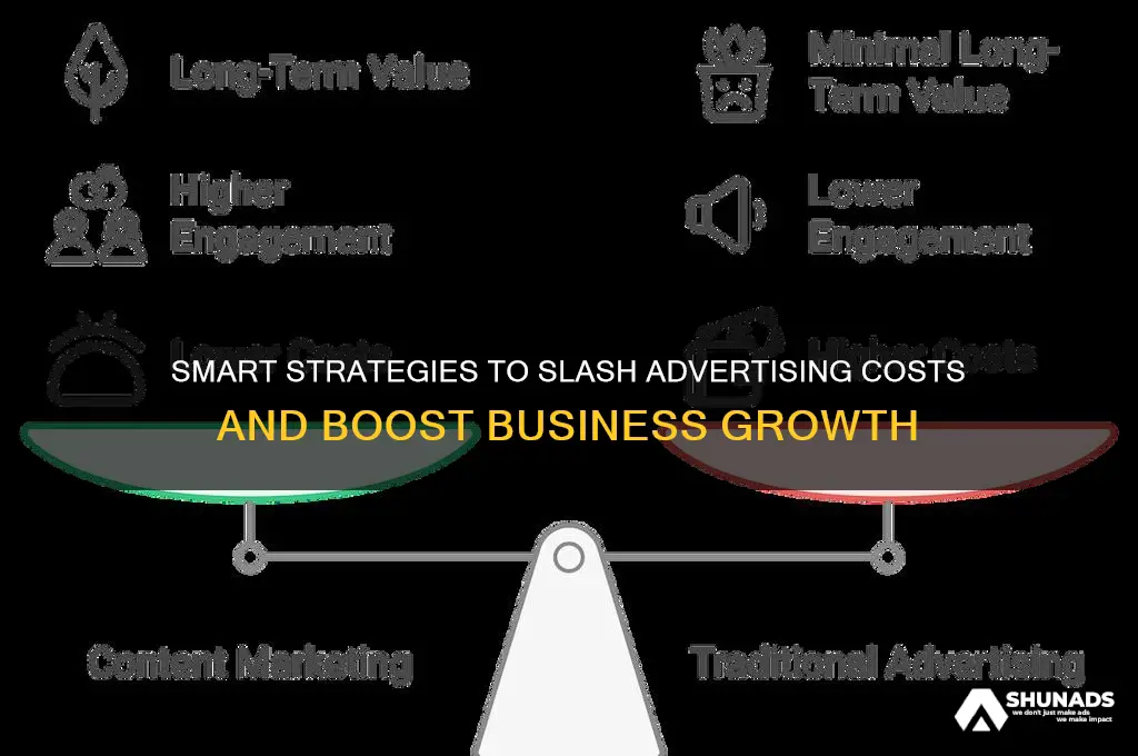 how to get by with low advertising costs in bvusiness