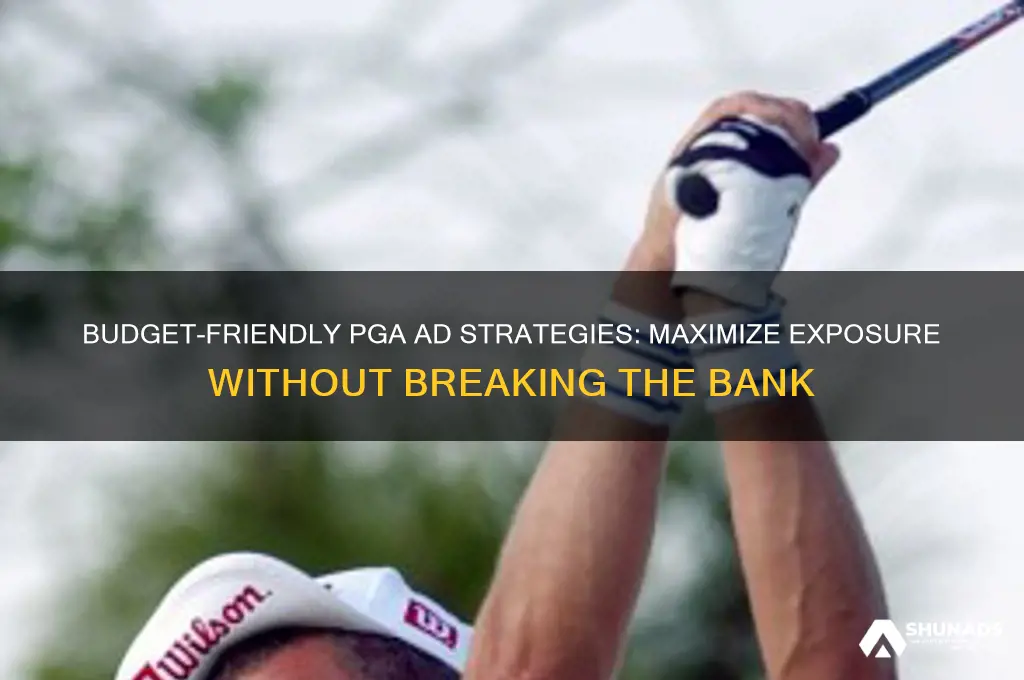 how to get cheap advertisements for pga