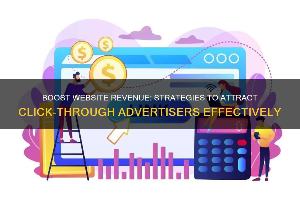 how to get click through advertisers on website