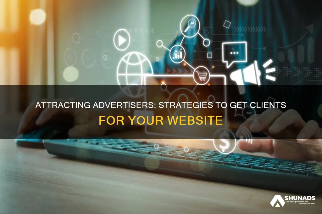 how to get clients to advertise on your website