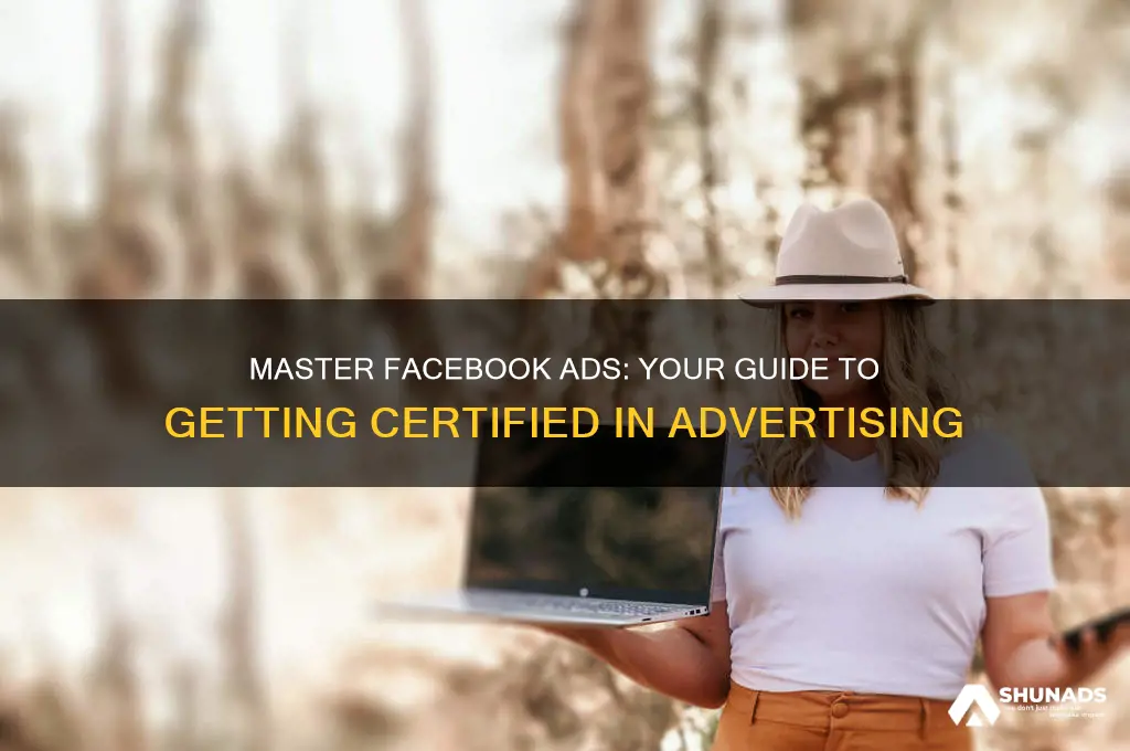 how to get facebook advertising certified