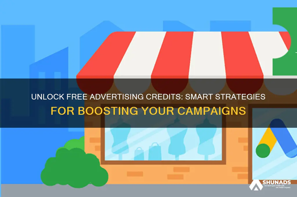 how to get free advertising credits