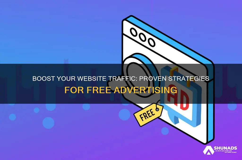 how to get free advertising for my website