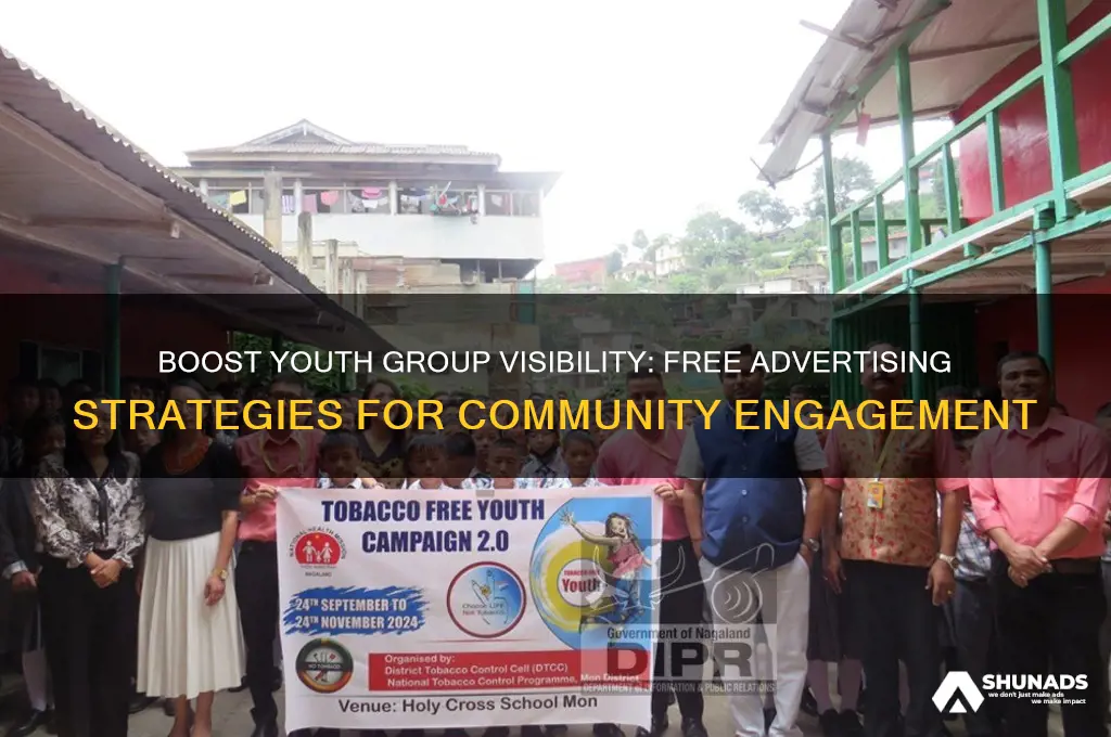 how to get free advertising for youth groups