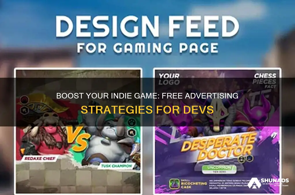 how to get free advertising indie game dev