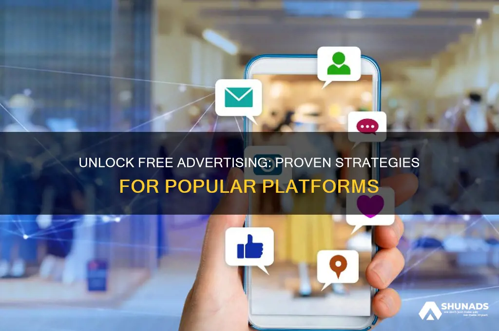 how to get free advertising on popular