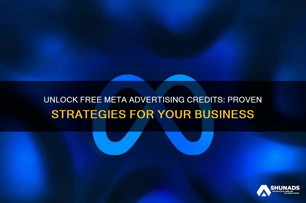 how to get free meta advertising credits