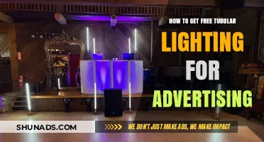 Creative Strategies to Secure Free Tubular Lighting for Effective Advertising
