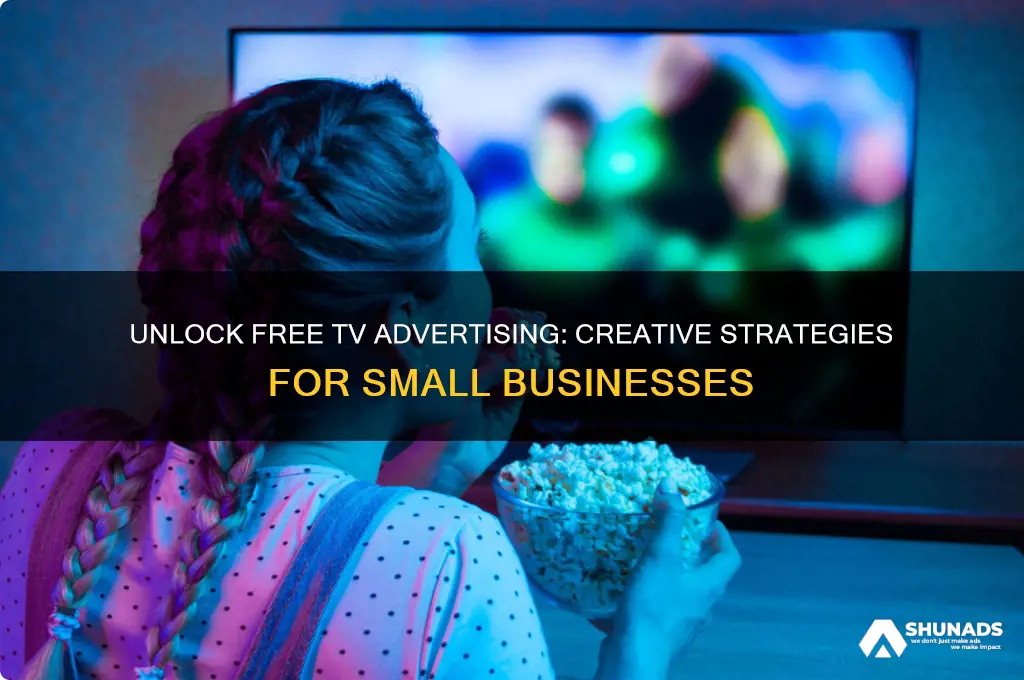 how to get free tv advertising