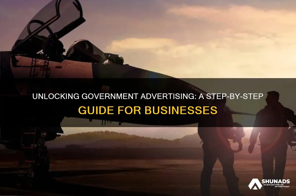 how to get govt advertisement