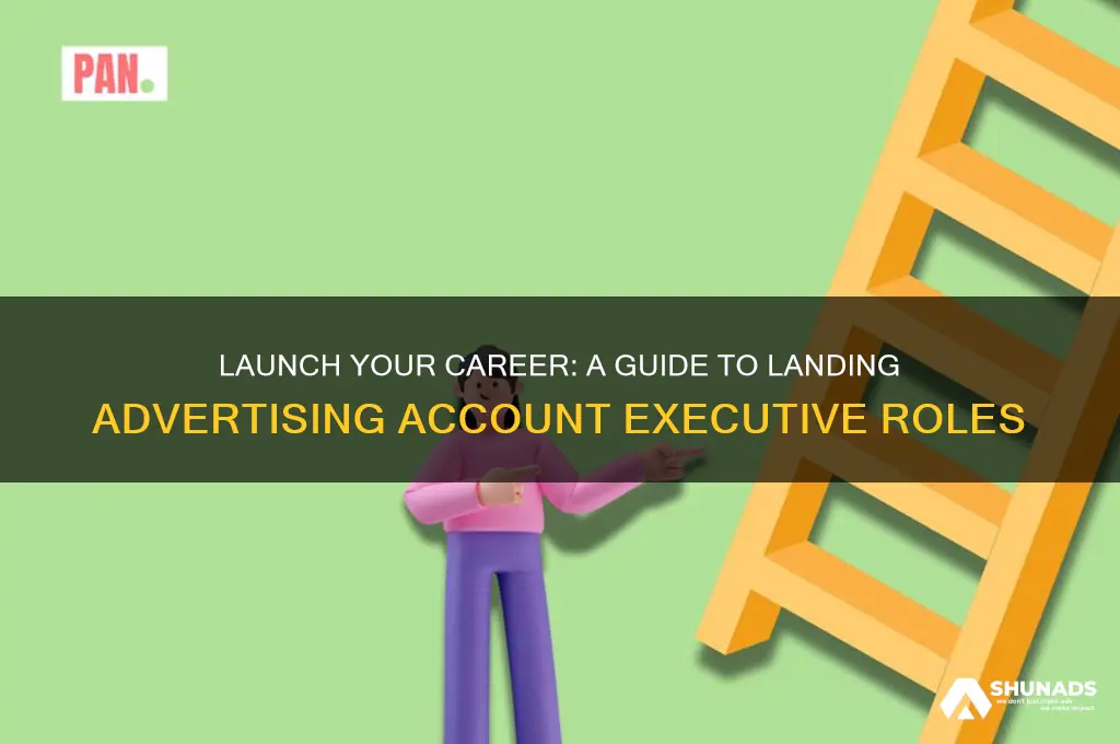 how to get into advertising account executive jobs