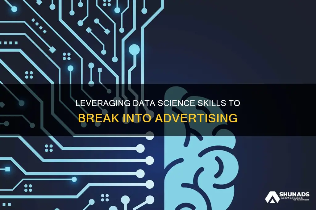 how to get into advertising indusyry as a data scientist