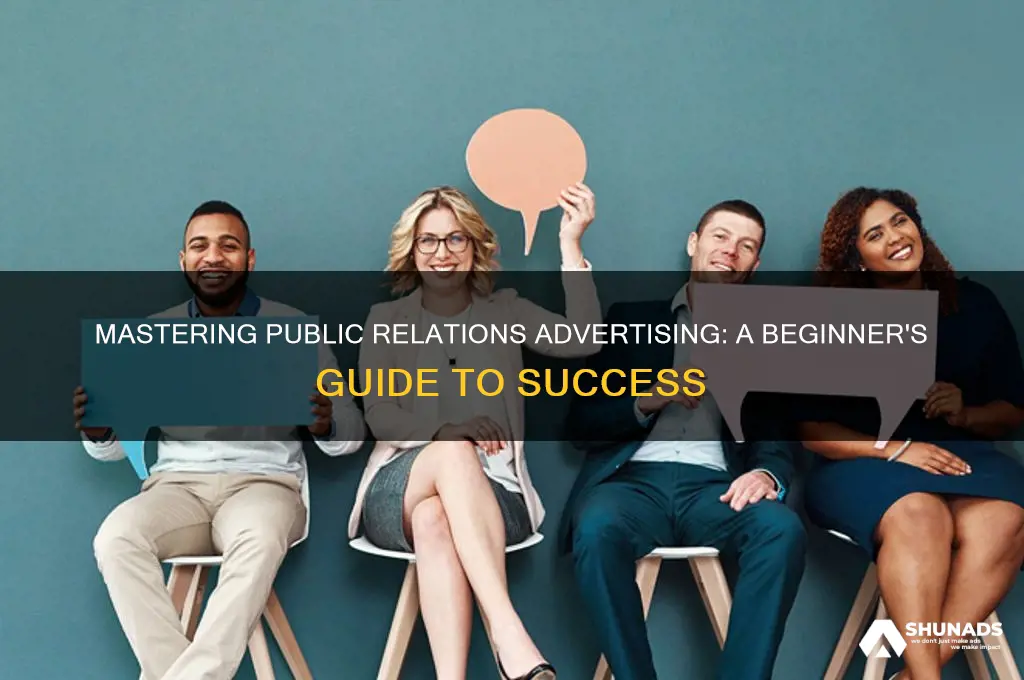 how to get into public relations advertising