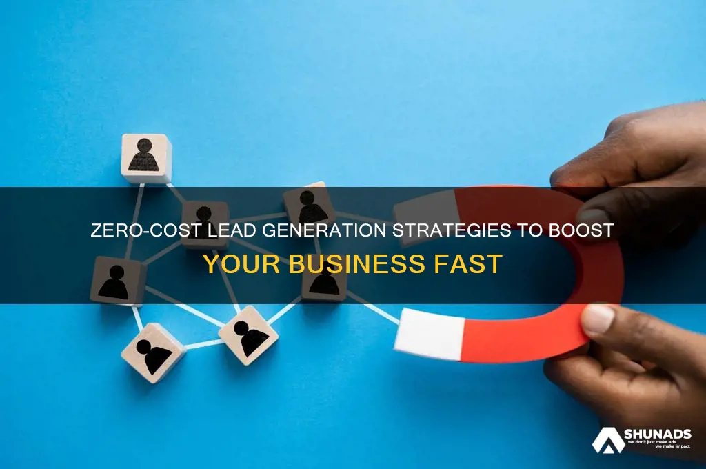 how to get leads without spending a dime on advertising
