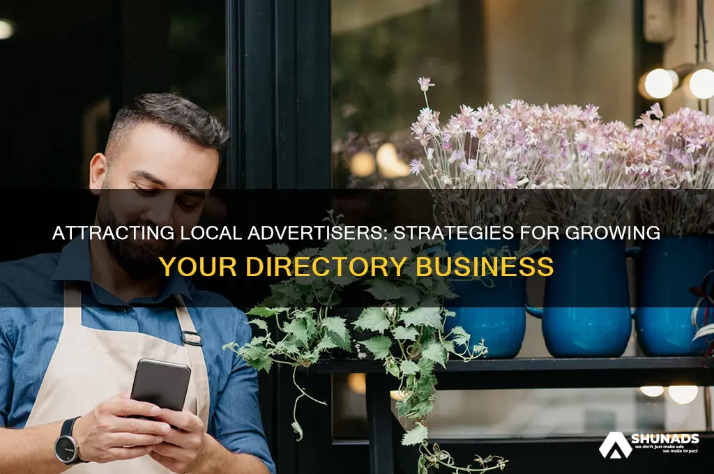 how to get local advertisers for local directory