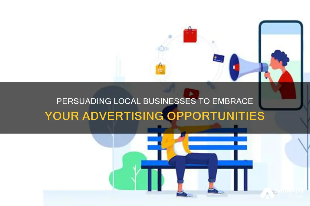how to get local business to allow advertising