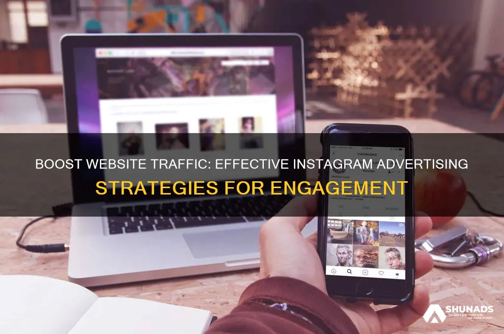how to get opeple to your wedsite advertising in intagram