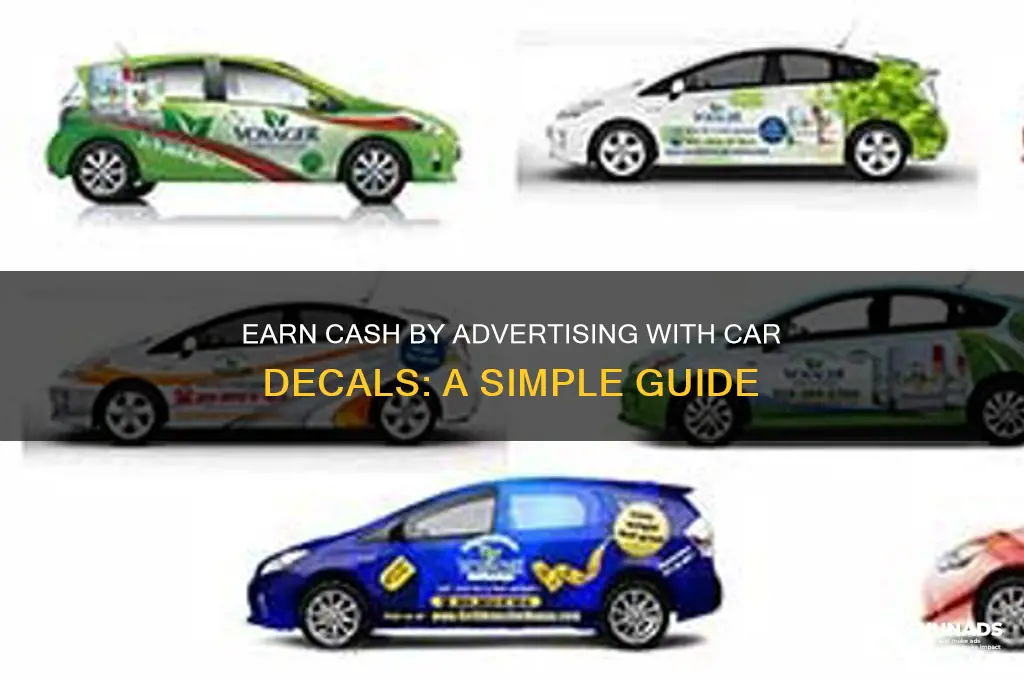 how to get paid to advertise car decals
