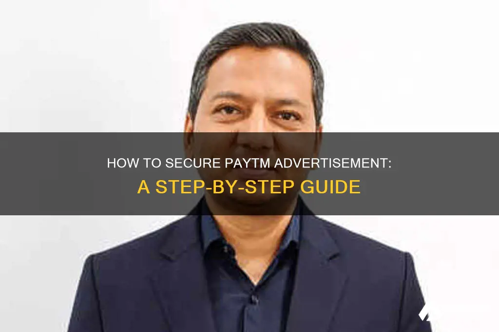 how to get paytm advertisement