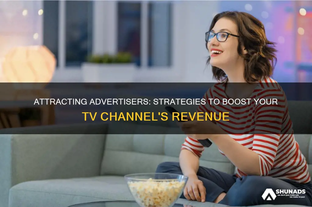how to get people to advertise on your tv channel