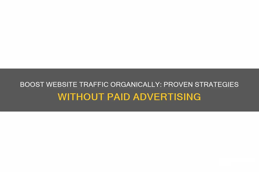 how to get people to visit your website no advertising