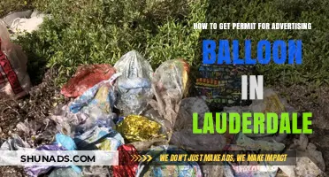 How to Obtain a Permit for Advertising Balloons in Lauderdale