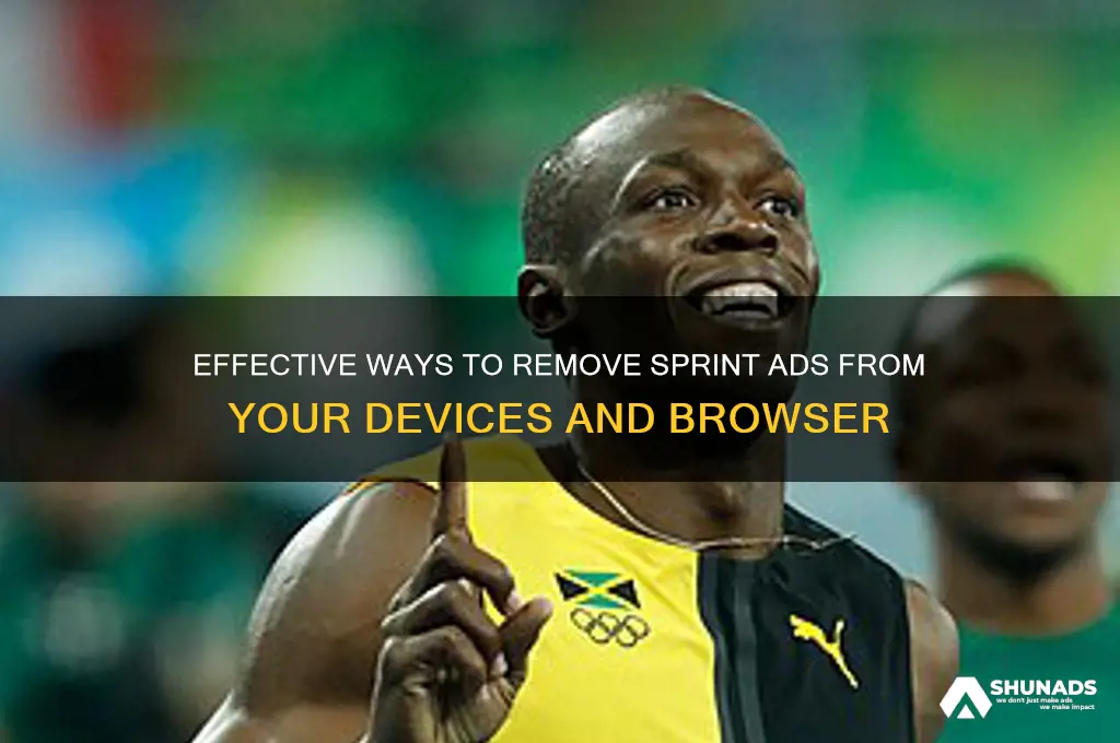 how to get rid of a sprint advertisement