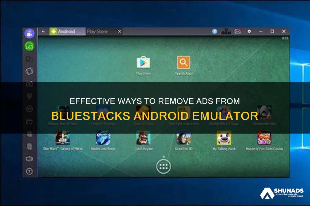 how to get rid of advertisements bluestacks