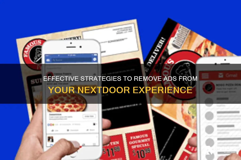 how to get rid of advertisements on nextdoor
