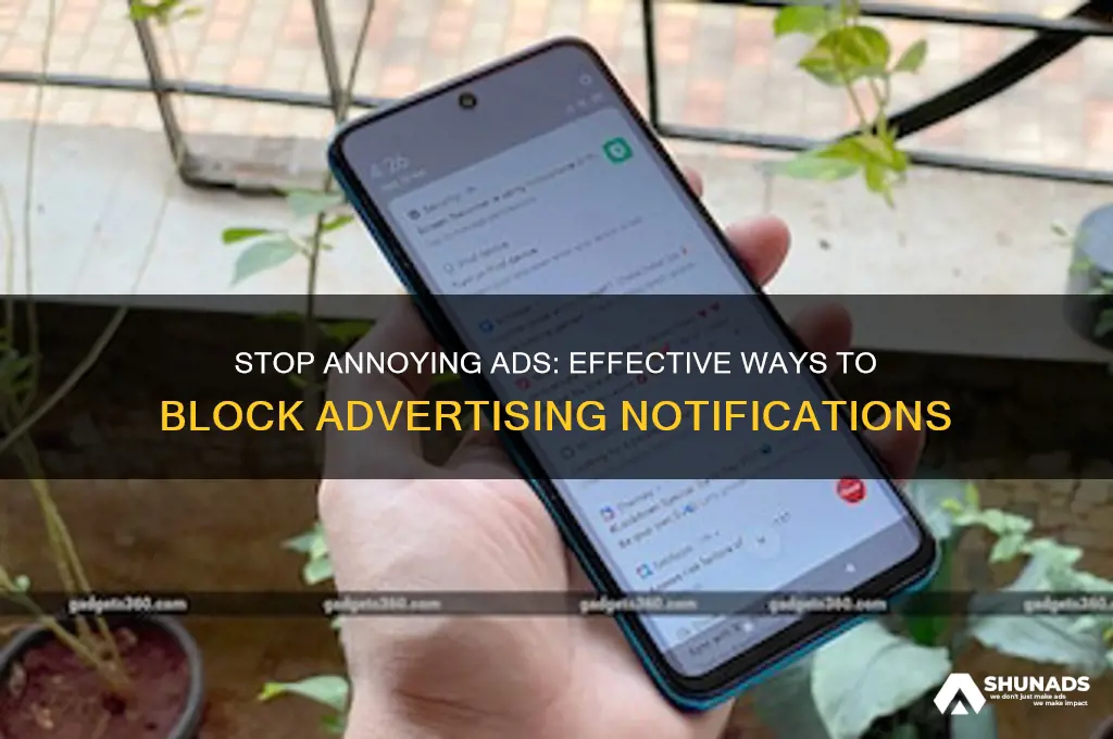 how to get rid of advertising notifications