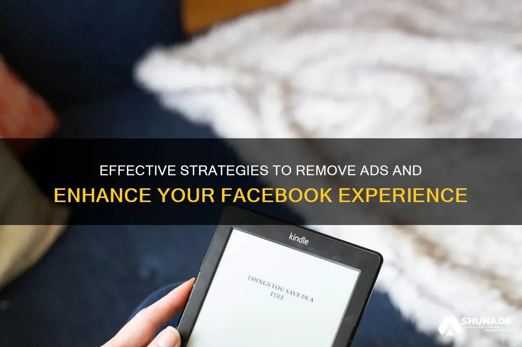 how to get rid of advertising on facebook