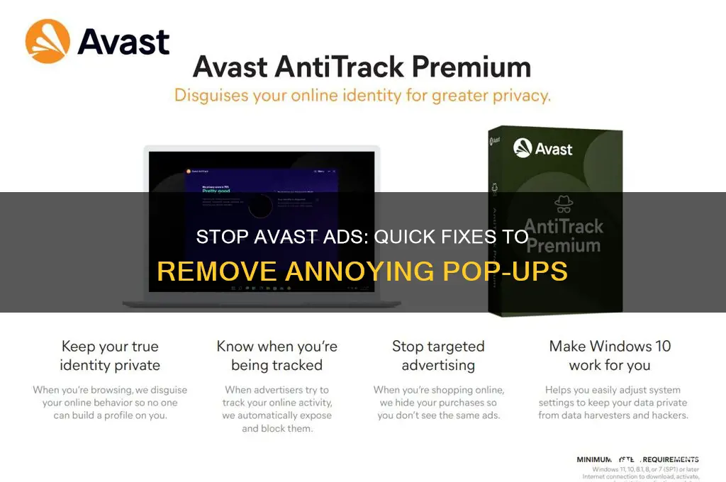 how to get rid of avast advertisements