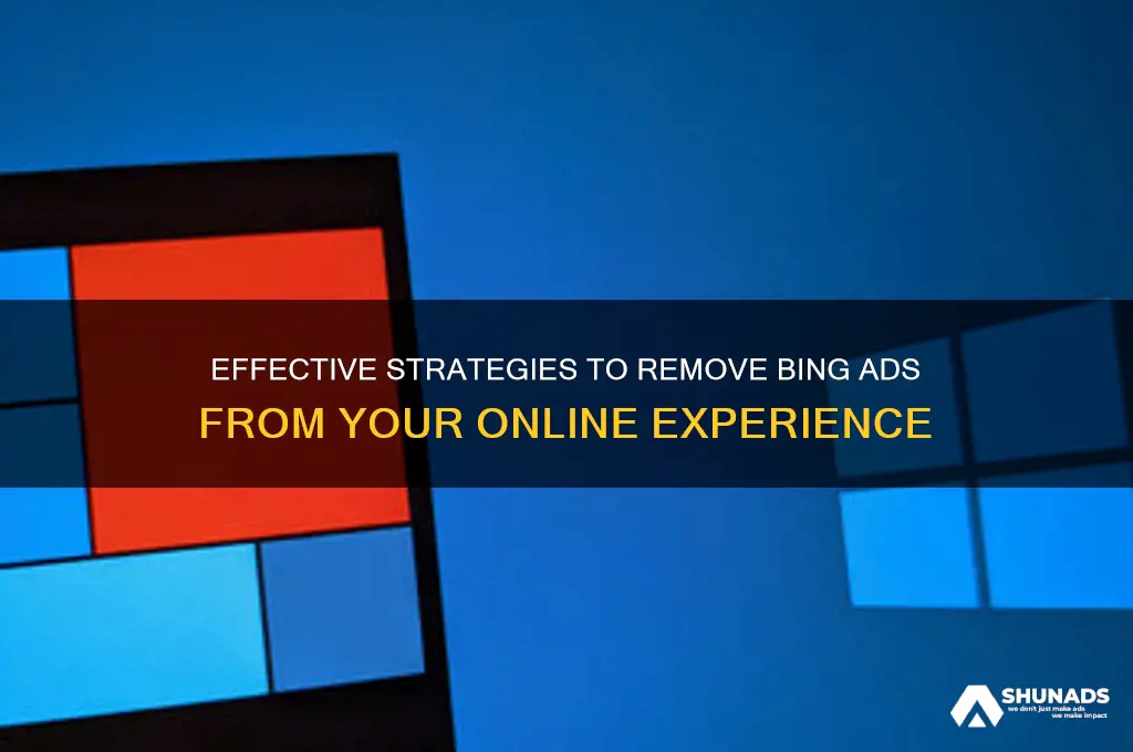 how to get rid of bing advertising