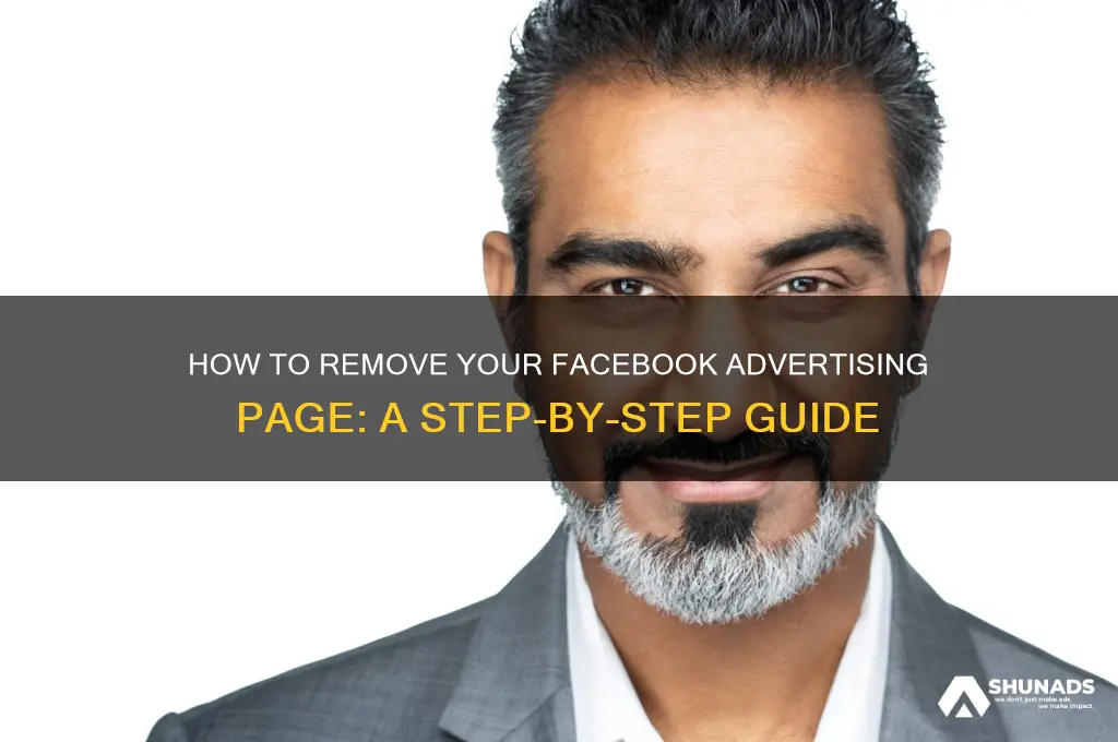 how to get rid of facebook advertising page