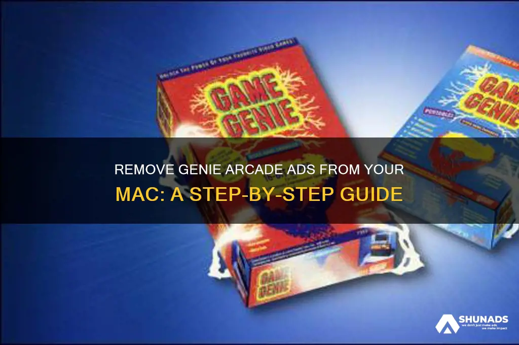 how to get rid of genie arcade advertisements on mac