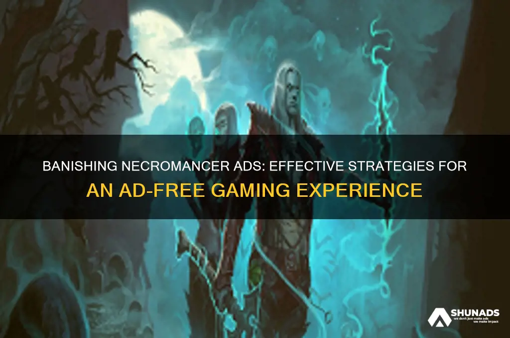 how to get rid of necromancer advertisement in game