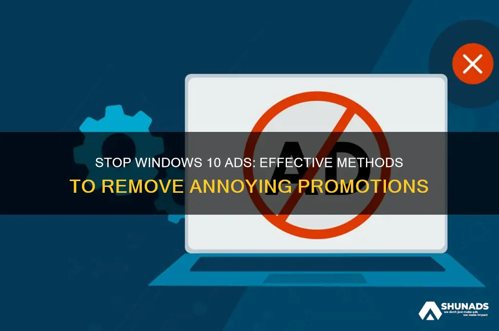 how to get rid of windows 10 advertisement