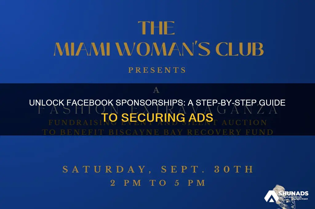 how to get sponsored advertising on facebook
